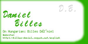 daniel billes business card